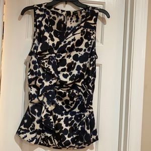 Ann taylor sleeveless blouse - size 10 - side zip